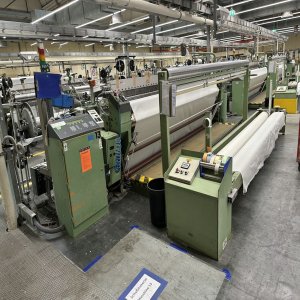 4x Dornier - airjet weaving loom LWV 4/E, MNB 380 cm - 13744