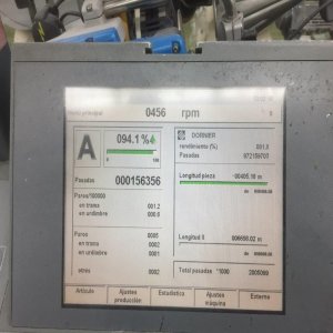 NO.10 SECOND HAND DORNIER AIR JET LOOMS MODEL LWV/S  H3600